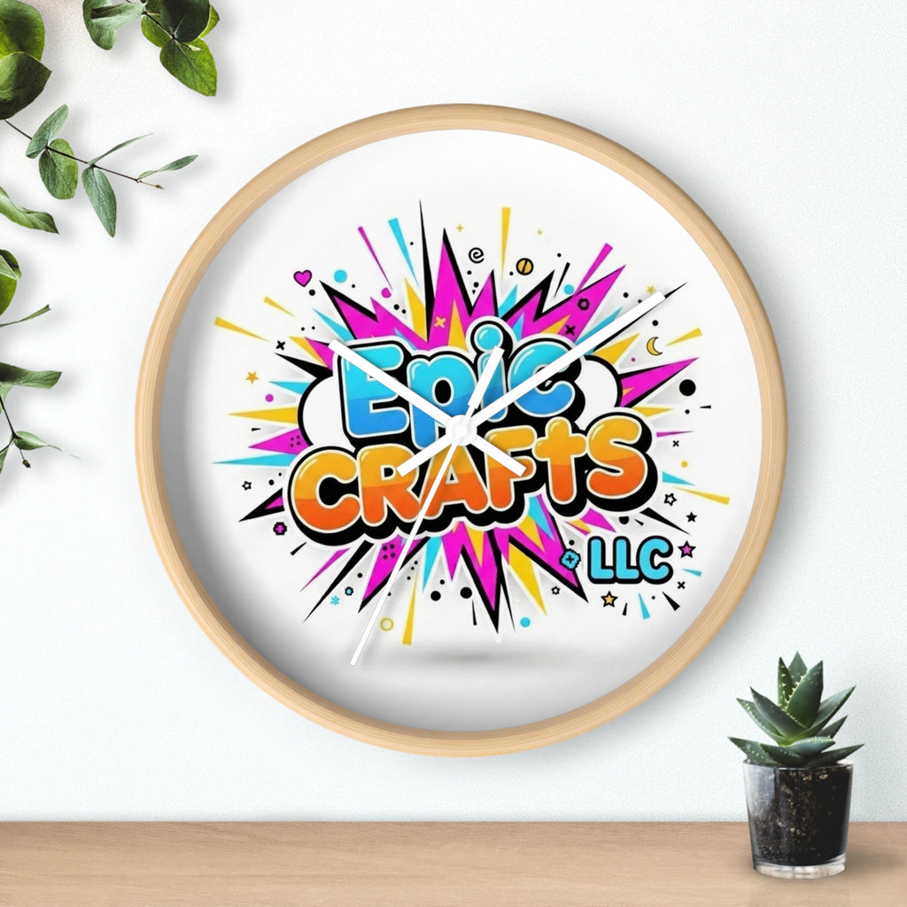 Wall Clock — Bright Logo Wall Clock (Epic Crafts LLC)