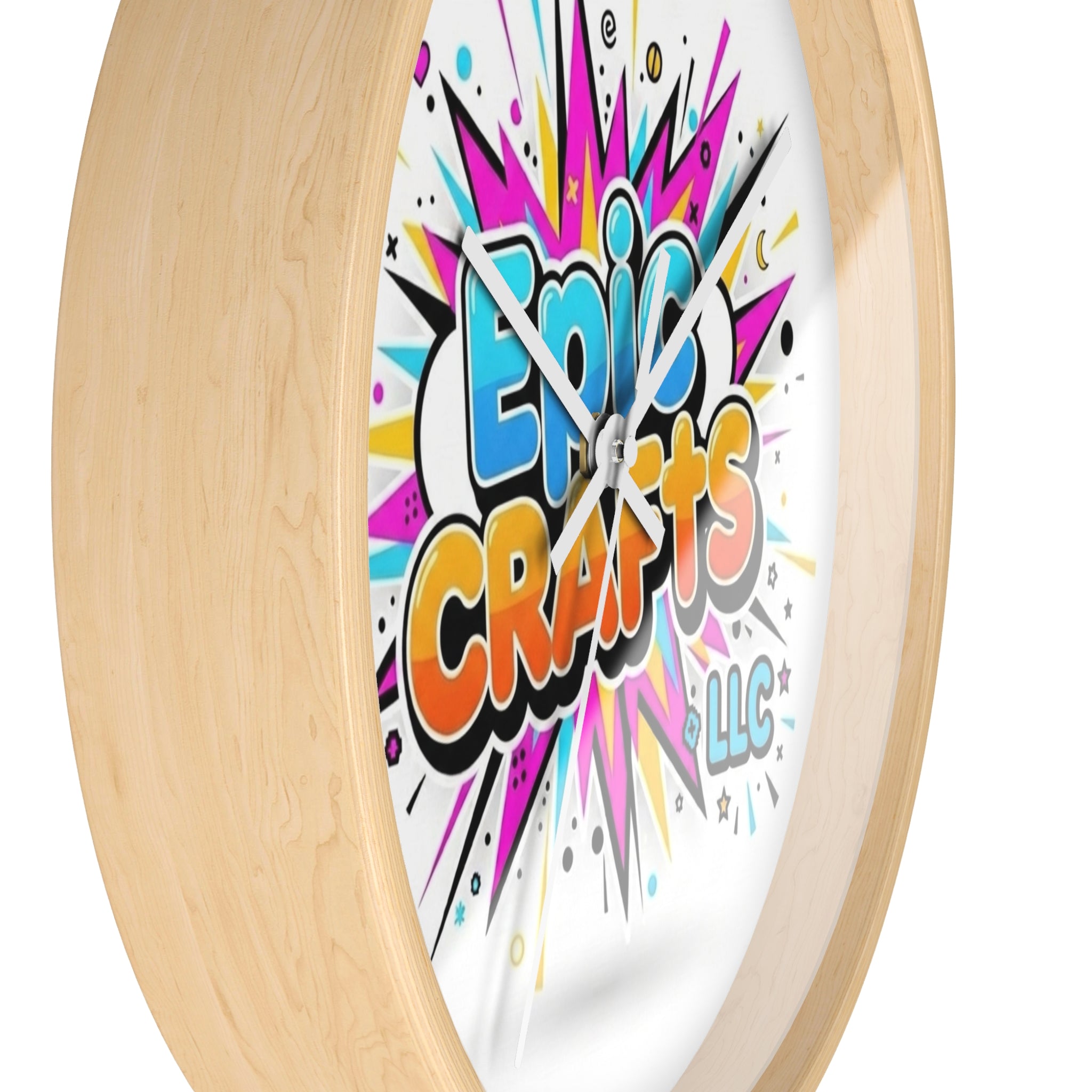 Wall Clock — Bright Logo Wall Clock (Epic Crafts LLC)