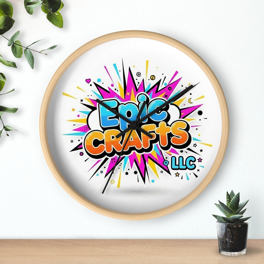 Wall Clock — Bright Logo Wall Clock (Epic Crafts LLC)