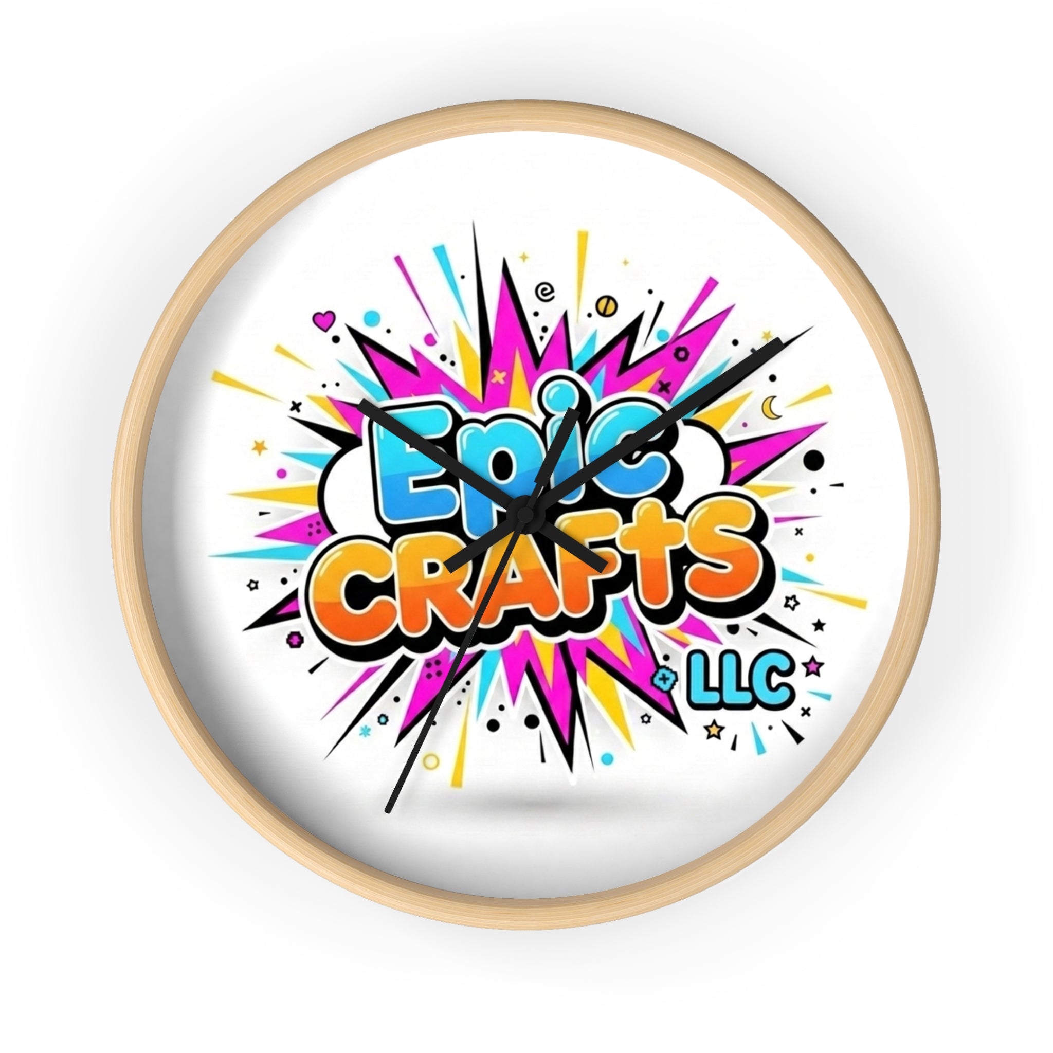 Wall Clock — Bright Logo Wall Clock (Epic Crafts LLC)