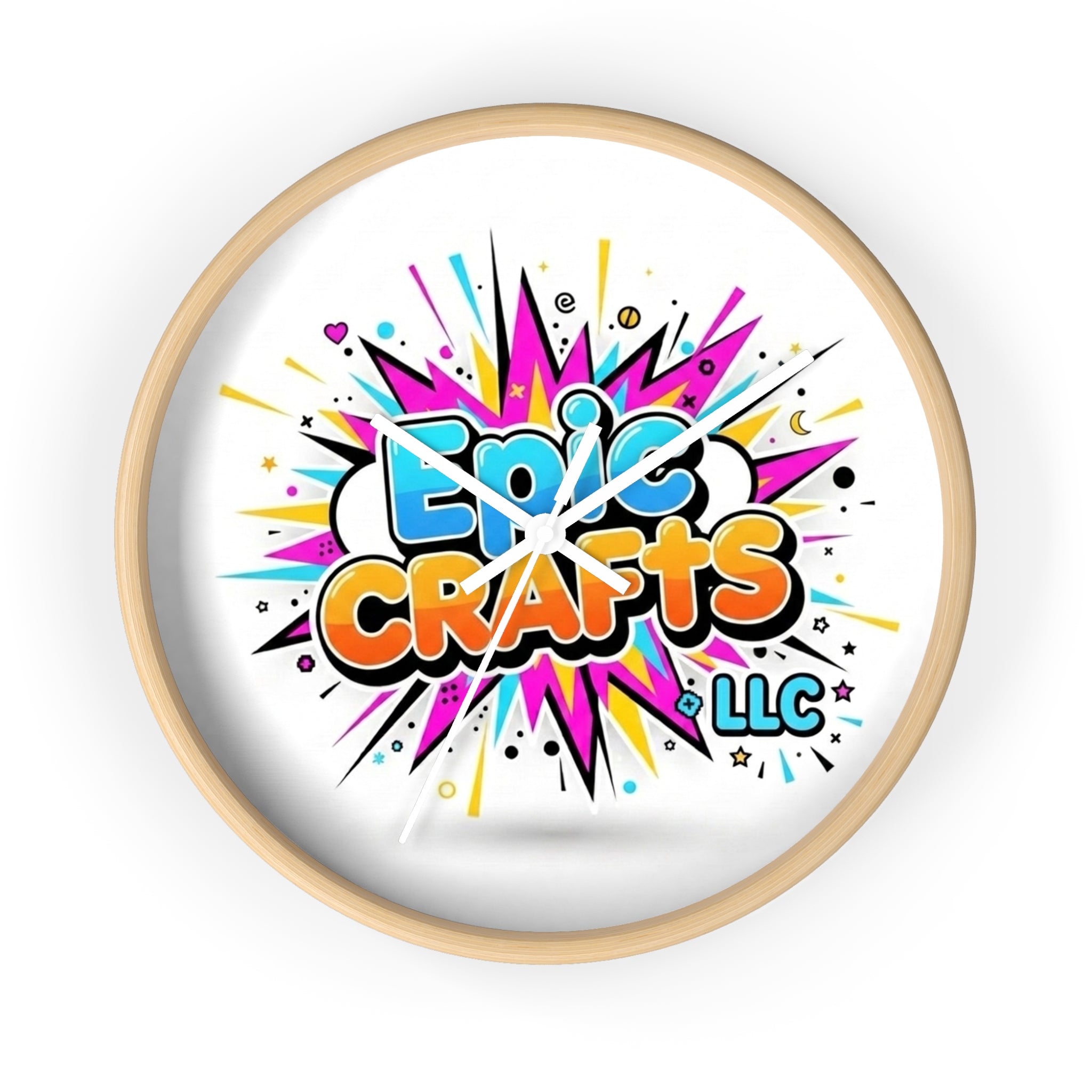 Wall Clock — Bright Logo Wall Clock (Epic Crafts LLC)