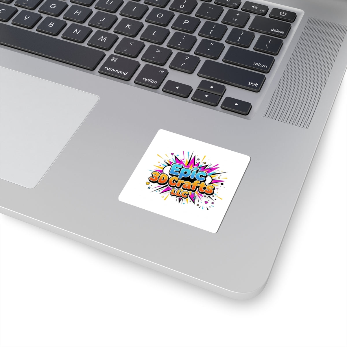 Epic 3D Crafts Logo Kiss-Cut Stickers